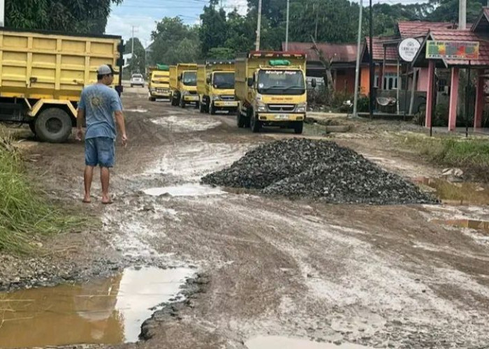 Jalan Nasional di Barong Tongkok Kubar Diperbaiki Usai Akses Diblokir Warga