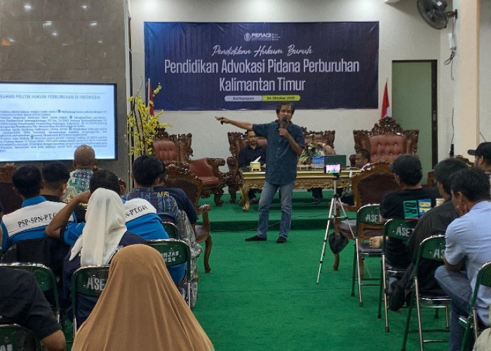  Pendidikan Advokasi Pidana Perburuhan di Balikpapan Bahas Kedudukan Buruh dalam Perspektif HAM 