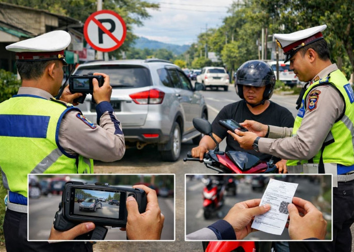 Tilang di Kutai Barat Kini Serba Digital, Satlantas Terapkan ETLE Handheld