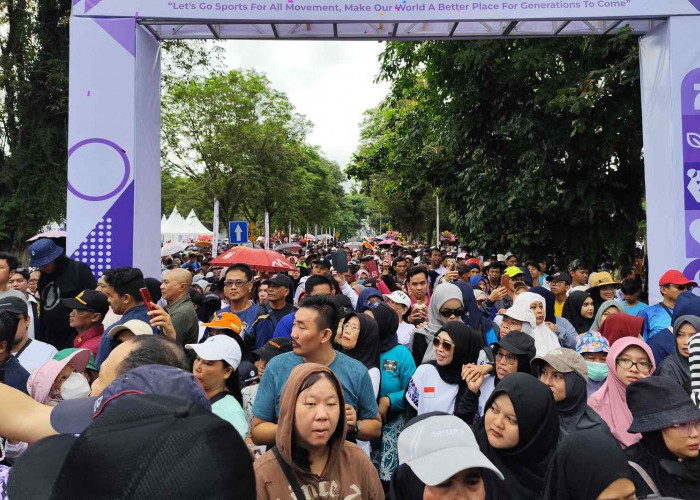 Ribuan Orang Padati Lapangan Merdeka Balikpapan, Rayakan Hari Jalan Kaki Sedunia 2024