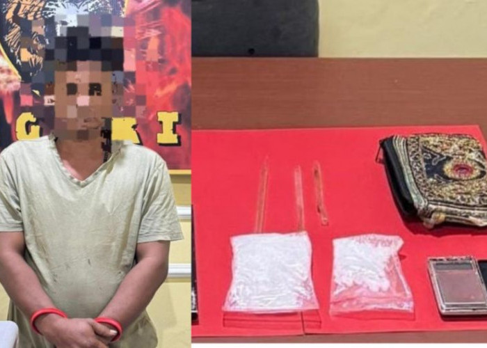 Bandar Narkoba di Long Ikis Ditangkap Polisi, Sabu 61,7 Gram Disita