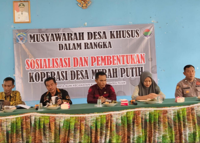 144 Koperasi Merah Putih di Paser Telah Berbadan Hukum