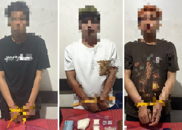 Polres Paser Bekuk 3 Pengedar dalam Semalam, 1.276 Butir Obat Keras dan Sabu Disita