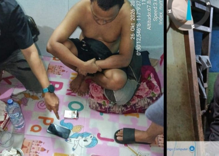 Residivis Kasus Penganiayaan Kembali Masuk Bui, Ditangkap Edarkan Sabu di Kawasan Pelabuhan Samarinda