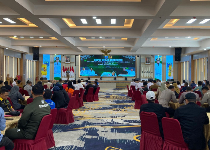 Rapat Kerja Tahunan KONI Paser Fokuskan Prestasi Atlet di Porprov Kaltim 2026 