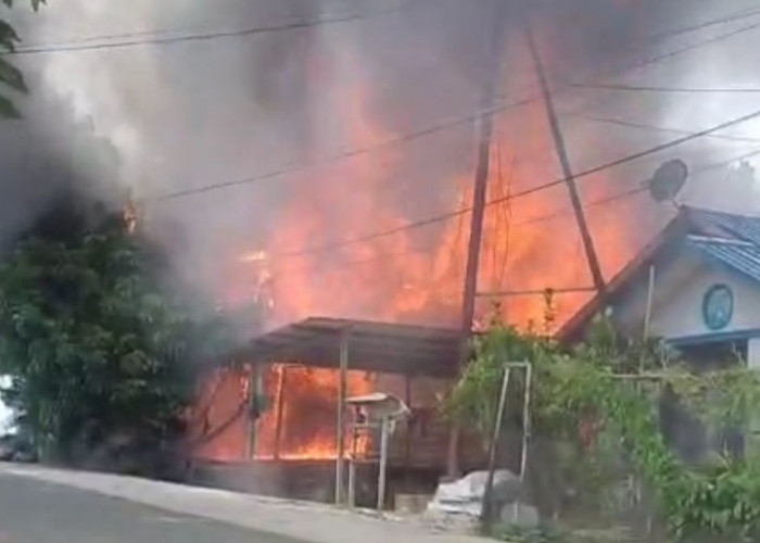 Kebakaran Melanda KM 12 Karang Joang Balikpapan, Api Berhasil Dipadamkan dalam Satu Jam