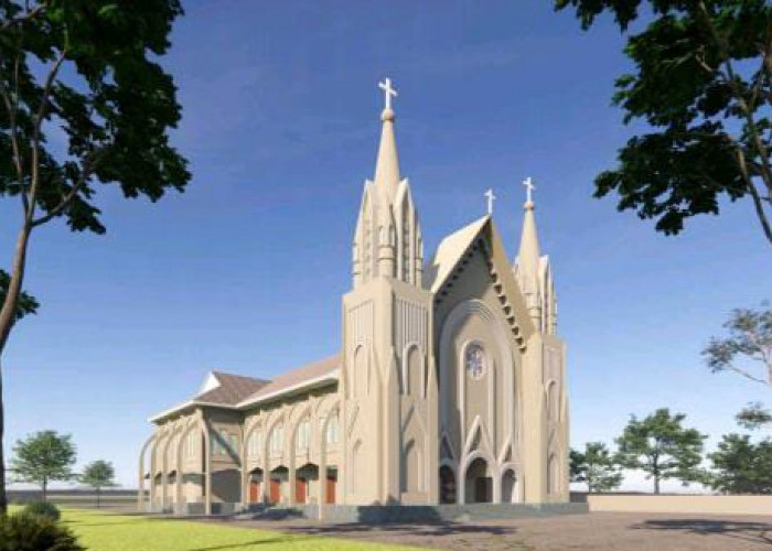 Siapkan Anggaran Rp 63 Miliar, Gereja Santo Bonifasius di Mahulu Resmi Dibangun