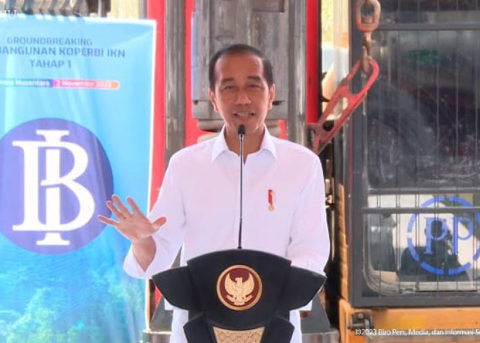 Proyek Gedung BI di IKN Diresmikan, Jokowi Yakin Investor Makin Percaya