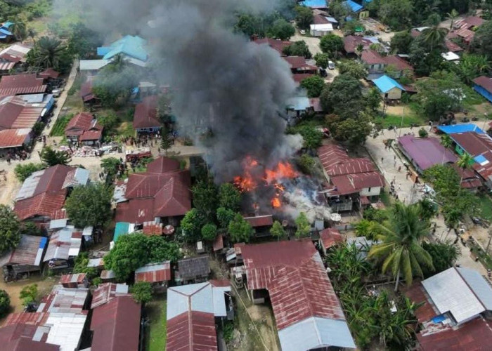 Rumah di Muara Wahau Kutim Hangus Terbakar Diduga Akibat Korsleting, Pemilik di Luar Kota