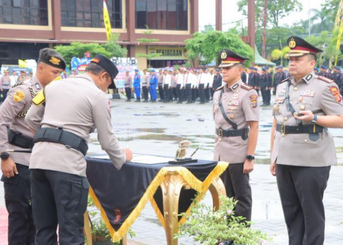 Nakhoda Kepemimpinan Polresta Samarinda Berganti, Kapolda Berpesan Tetap Jaga Kodusifitas Kota Samarinda