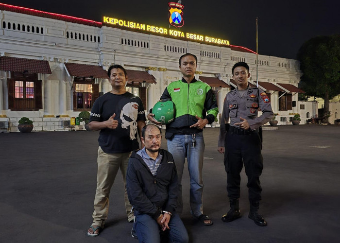 Nyamar Jadi Ojol, Tim Garangan Polsek Loa Janan Tangkap Buronan Tabrak Lari di Surabaya  