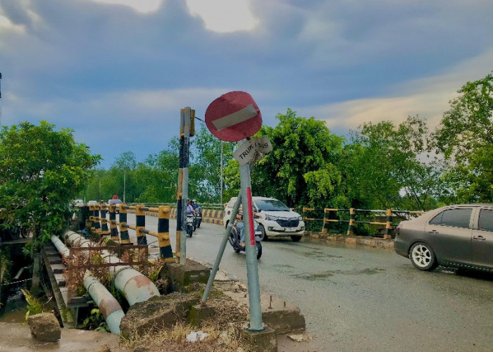 Jembatan Bujangga Mulai Retak, DPUPR Berau Tunggu Kajian BPJN