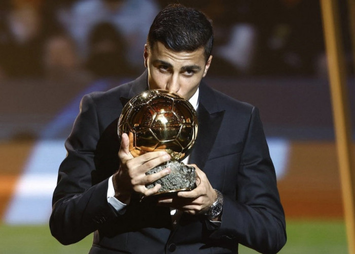 Ballon d’Or 2024 Milik Gelandang Manchester City, Rodri Pemain Terbaik Dunia Tahun Ini