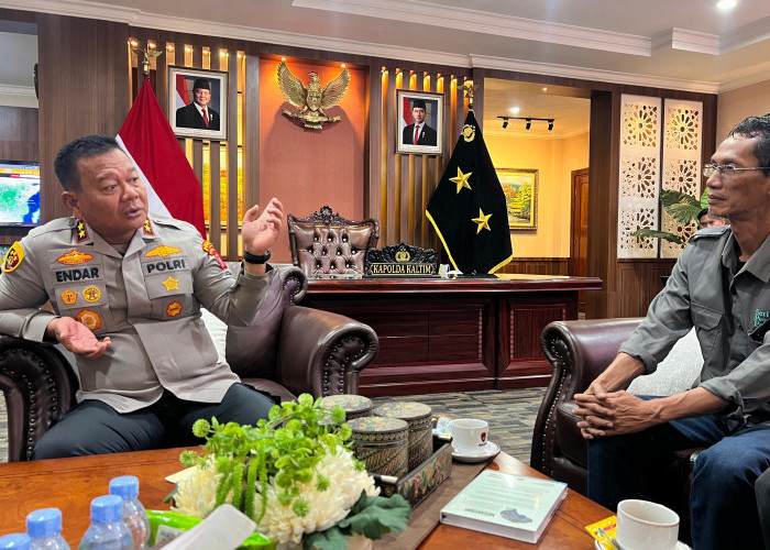 Jelang Pengukuhan, Pengurus SPS Kaltim Bertemu Kapolda Kaltim Irjen Endar Priantoro