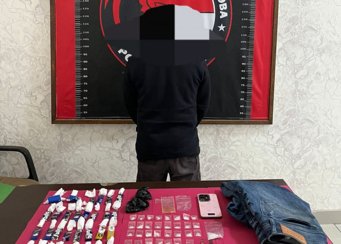 Transaksi Narkoba di Poros Bontang–Samarinda Terbongkar, Polisi Ringkus Pria Lengkap dengan 32 Paket Sabu