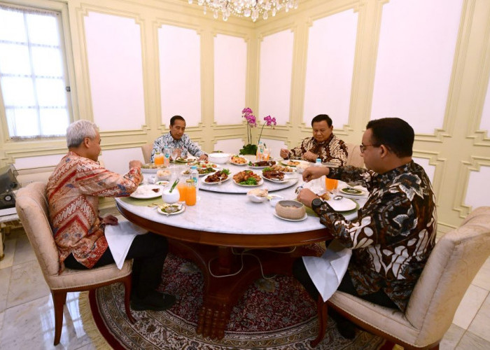 Tiga Bakal Capres Punya Kesan Berbeda usai Makan Siang Bareng Jokowi