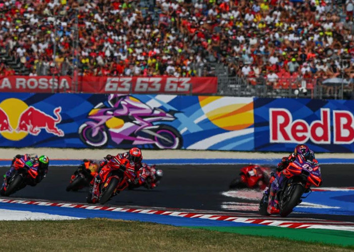 Hasil Sprint Race MotoGP Misano 2024: Jorge Martin Pecundangi Tuan Rumah