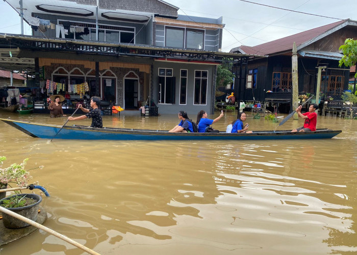 Desa Lung Melah di Kutim Tenggelam, Tiga Hari Tanpa Listrik, Bantuan Pemerintah Belum Datang