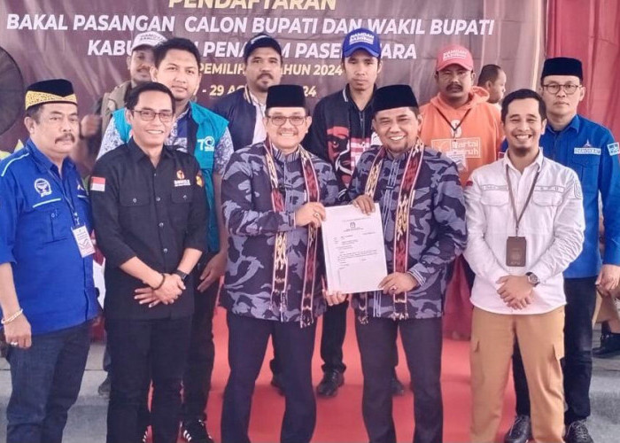 Hamdam dan Ahmad Basir Pendaftar Ketiga sebagai Calon Bupati dan Wakil Bupati PPU