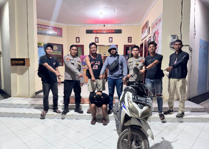 Motor Kurir Raib Saat Istirahat di Masjid, Polisi Bekuk Terduga Pelaku 
