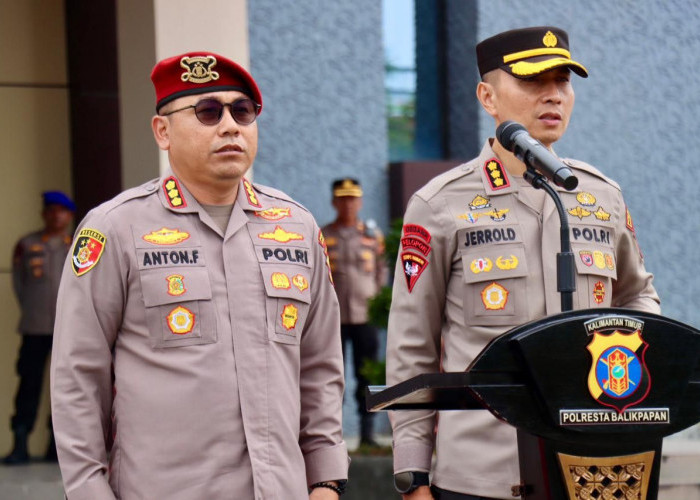 Jerrold Kumontoy Resmi Jabat Kapolresta Balikpapan, Tegaskan Transisi Kepemimpinan Bukan Jeda Kinerja