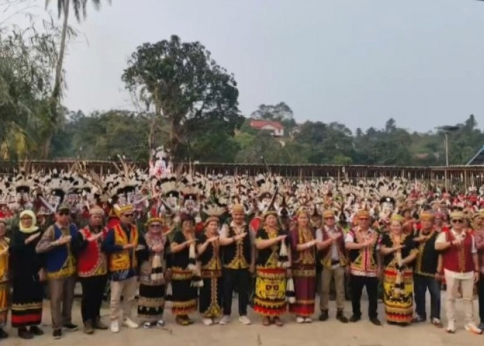 Berlangsung Meriah, Festival Hudoq Pekayang di Mahulu Resmi Dimulai