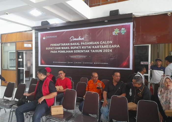 KPU Gelar Dua Simulasi untuk Pendaftaran Bapaslon Bupati dan Wakil Bupati Kukar