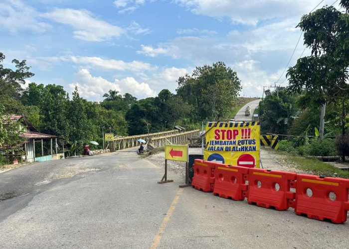 Jembatan Busui Mulai Dibangun Lagi, Pemerintah Anggarkan Rp17,8 Miliar