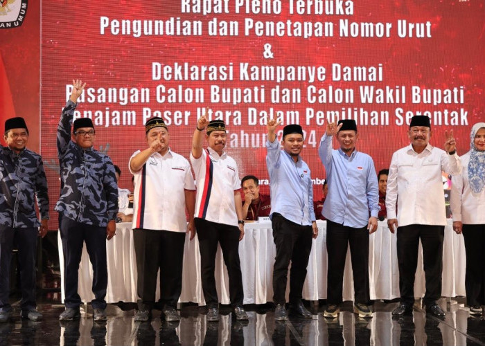 KPUD PPU Undi Nomor Urut 4 Bacalon Kepala Daerah, Ini Urutannya...