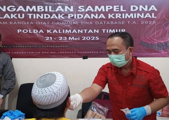Polri Bangun Basis Data DNA Kriminal di Kaltim, 100 Tahanan Diambil Sampelnya