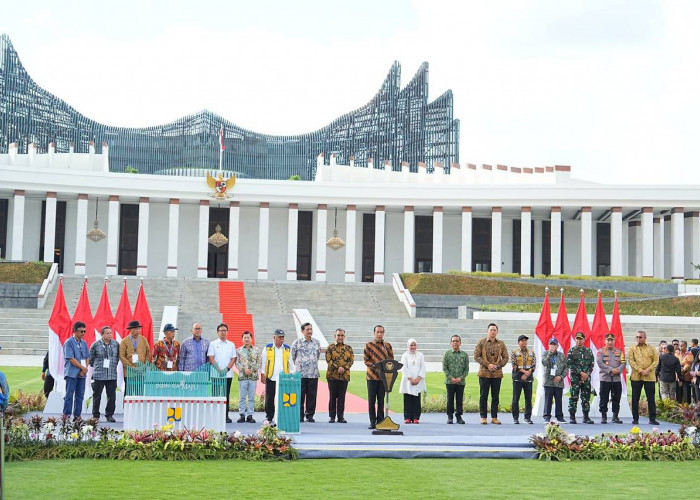 Jokowi Resmikan Istana Kepresidenan di IKN, Istana Garuda Tunggu Prabowo Dilantik 