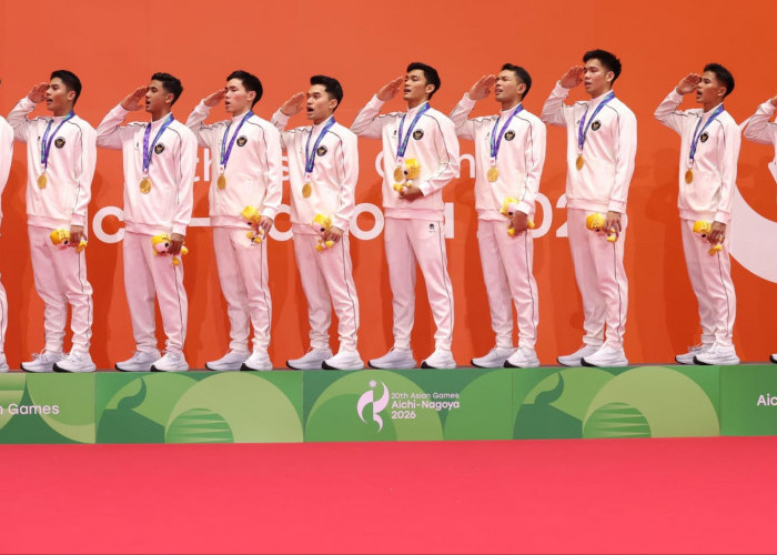 Indonesia Rebut Emas Beregu Putra Asian Games Setelah 28 Tahun