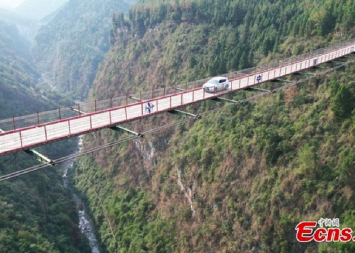 Pukau Dunia, Jembatan Melayang di China Biayanya Setara Proyek DAS Ampal 