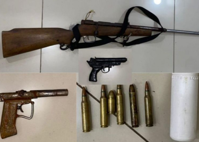 Polres Paser Ungkap Kasus Kepemilikan 3 Senpi Ilegal di Muara Komam
