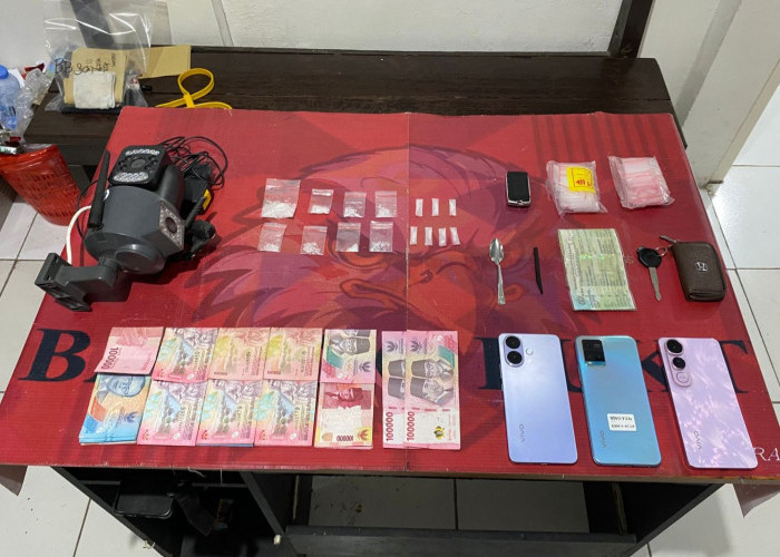 3 Pengedar Narkoba Dibekuk di Paser, Polisi Sita Puluhan Paket Sabu