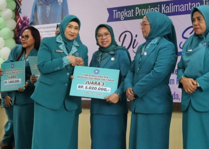 Tim Penggerak PKK Kukar Raih 9 Penghargaan pada HKG PKK Kaltim 2026
