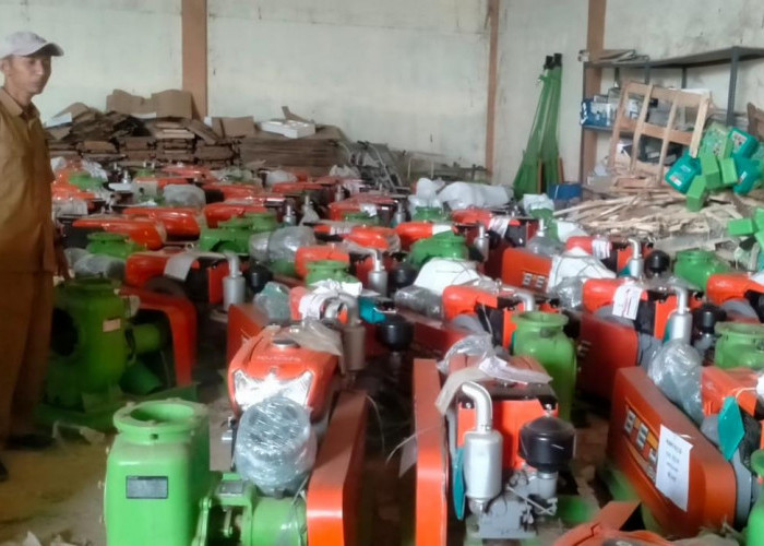 Antisipasi Kekeringan Lahan Pertanian Akibat Kemarau Panjang, Pemkab Paser Bantu 137 Pompa Air ke Petani 