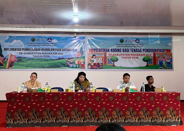 Guru PAUD di Mahulu Dilatih Coding, Asah Logika Lewat Permainan Anak