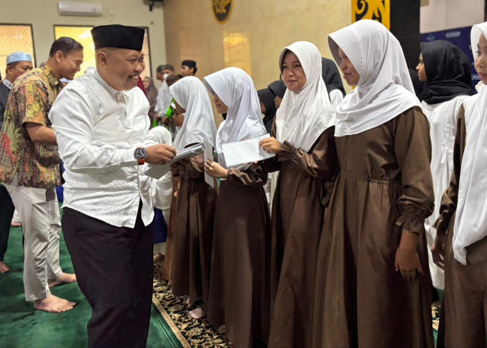 Ramadan di Bandara Sepinggan Balikpapan, 110 Anak Yatim Terima Santunan Rp50,7 Juta