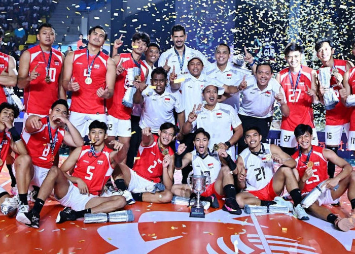 Sejarah! Timnas Voli Indonesia Juara AVC Men's Cup 2026 usai Bungkam Korea Selatan