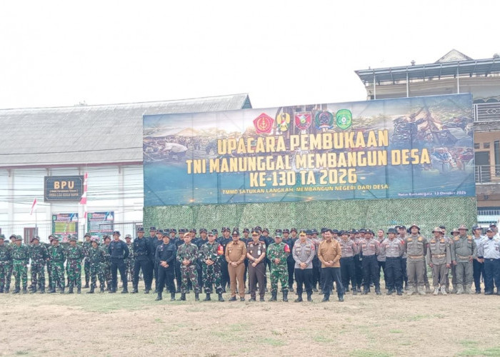 TMMD Sangat Membantu Pembangunan Desa di Kukar, Arianto Apresiasi Peran TNI