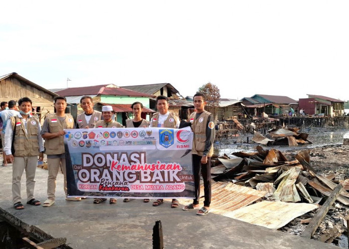 BSMI Paser Bangun 2 Toilet Umum untuk Warga Terdampak Kebakaran di Muara Adang