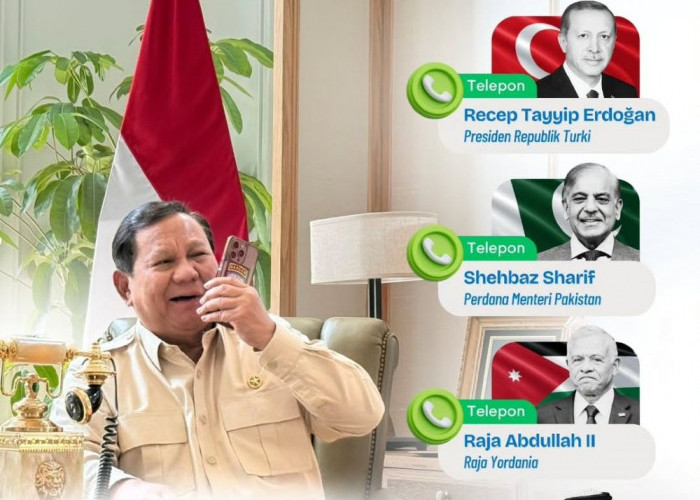 Telepon Pemimpin Negara Muslim, Prabowo Ucapkan Selamat Lebaran