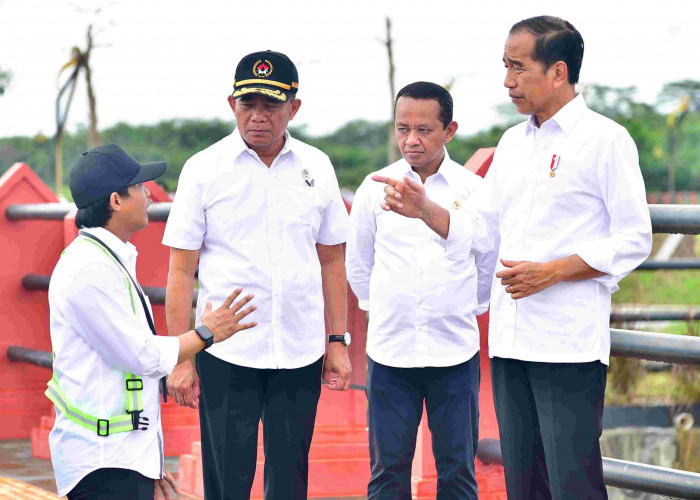 Ditanya Soal Pengunduran Diri Kepala OIKN, Jokowi: Tanyakan ke Pak Bambang