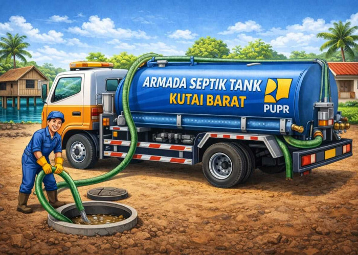 Layanan Sedot Septic Tank Jadi Sumber Pendapatan Baru Kutai Barat, PUPR Operasikan Dua Armada Resmi