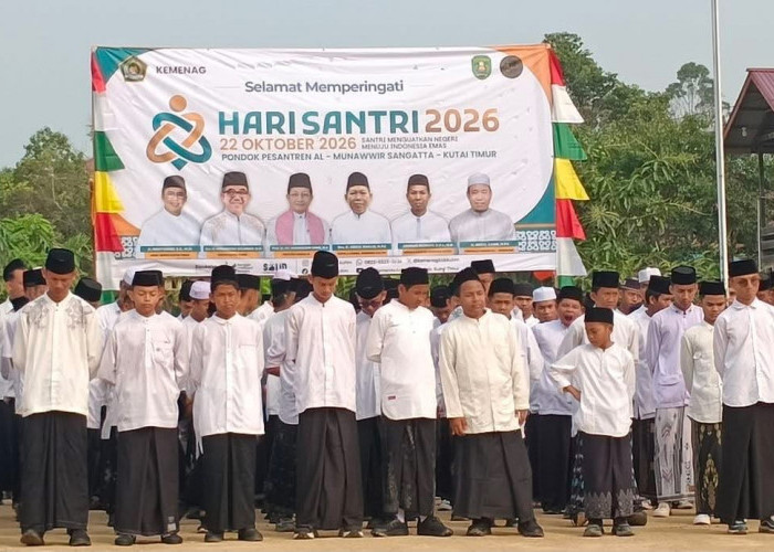  Santri Kutim Didorong Kuasai Teknologi untuk Hadapi Perubahan Zaman 