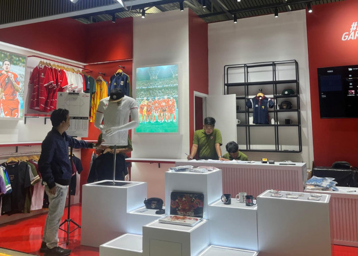 Garuda Store Mendarat di Sepinggan, Bandara Jadi Etalase Baru Merchandise Timnas