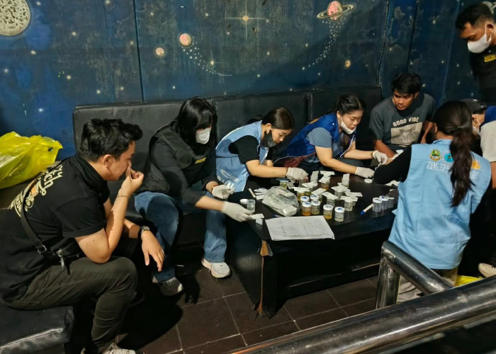 BNNK Bersama Polres Bontang Gelar Razia di Tempat Hiburan Malam, Tiga Orang Positif Narkotika