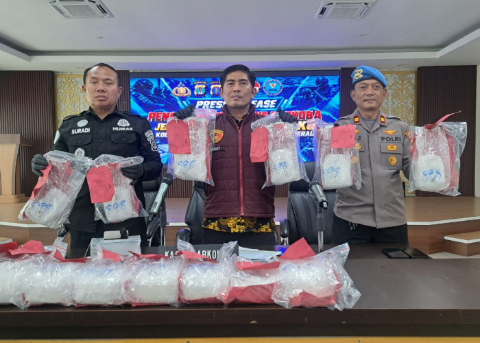 Kolaborasi Polda Kaltara dan Polres Berau Gagalkan Penyelundupan 15 Kilogram Sabu