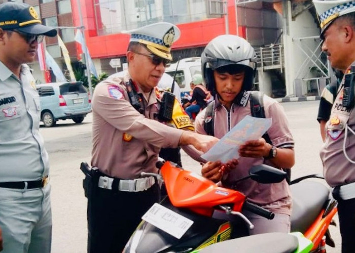 Satlantas Polresta Balikpapan Layangkan 12 Tilang di Hari Pertama Operasi Keselamatan Mahakam 2026